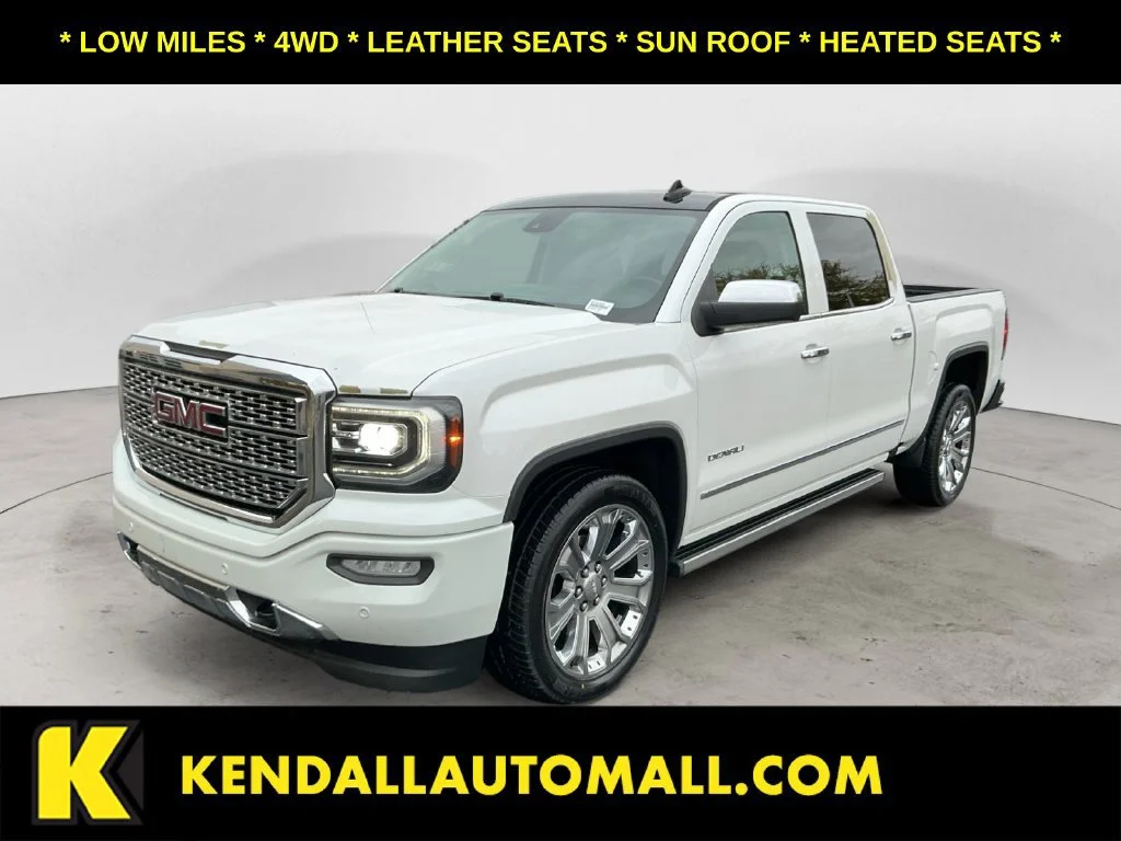 Used 2017 WHITE FROST TRICOAT GMC Denali image 1