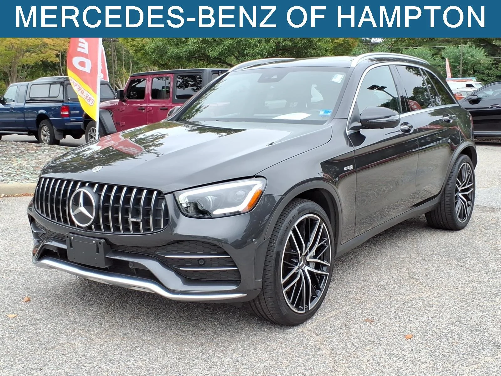 Certified Used 2022 GRAY Mercedes-Benz AMG® GLC 43 image 1