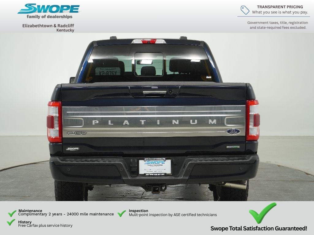Used 2023 Antimatter Blue Metallic Ford Platinum image 4