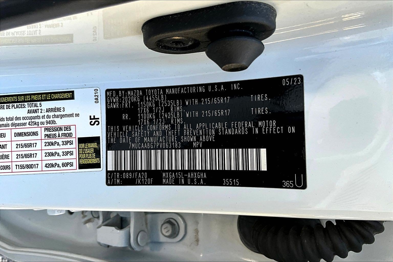Used 2023 Beige Toyota LE image 16