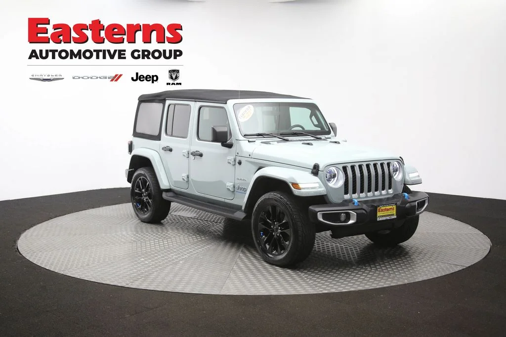 Used 2023 Gray Jeep Sahara 4xe image 48