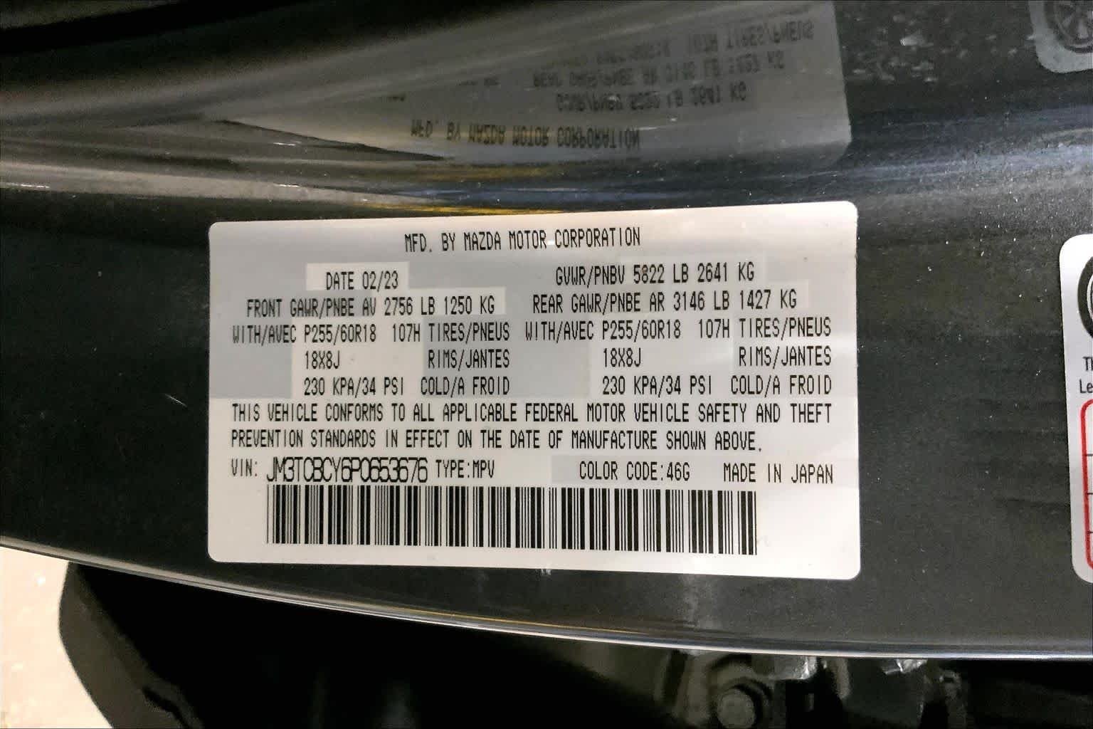 Used 2023 Machine Gray Metallic Mazda Touring image 37