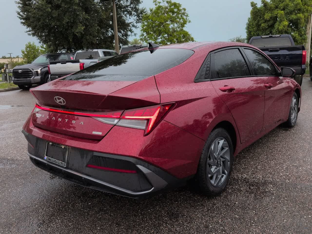 Used 2024 Ultimate Red Metallic Hyundai Blue image 6