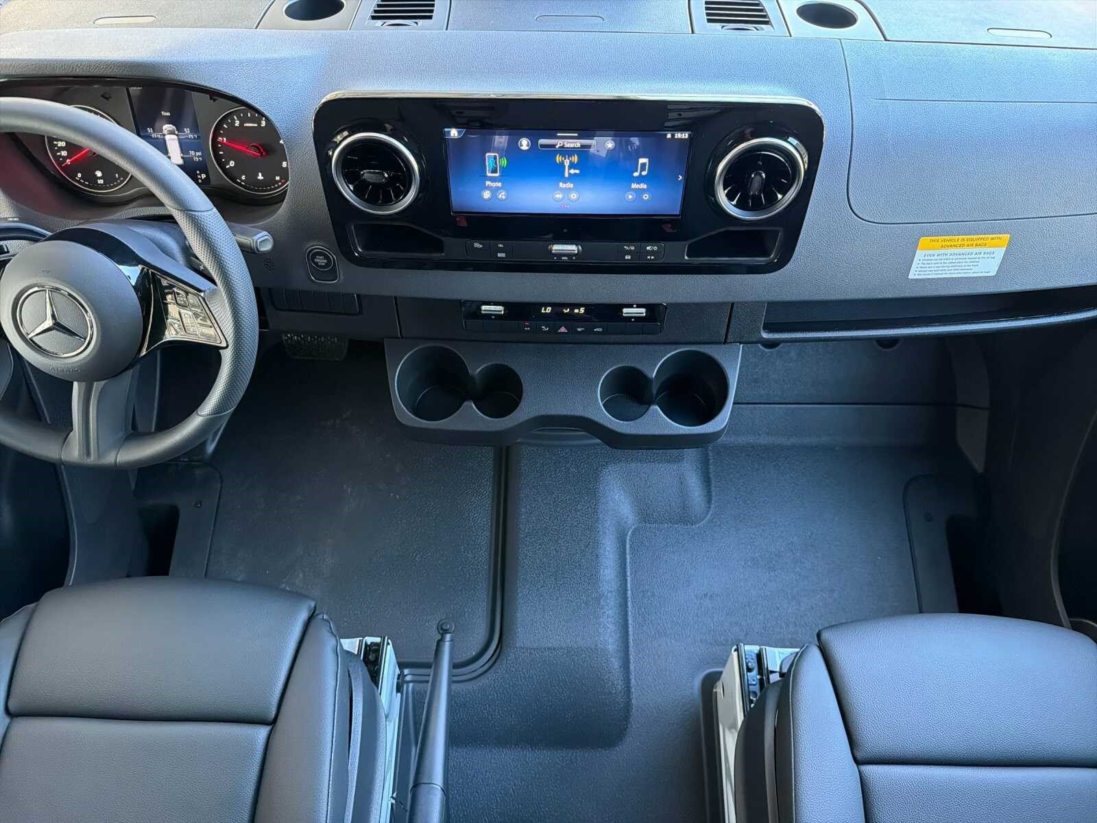 New 2026 Arctic White Mercedes-Benz 2500 High Roof SO Diesel 144 WB Ranger Shelving image 12