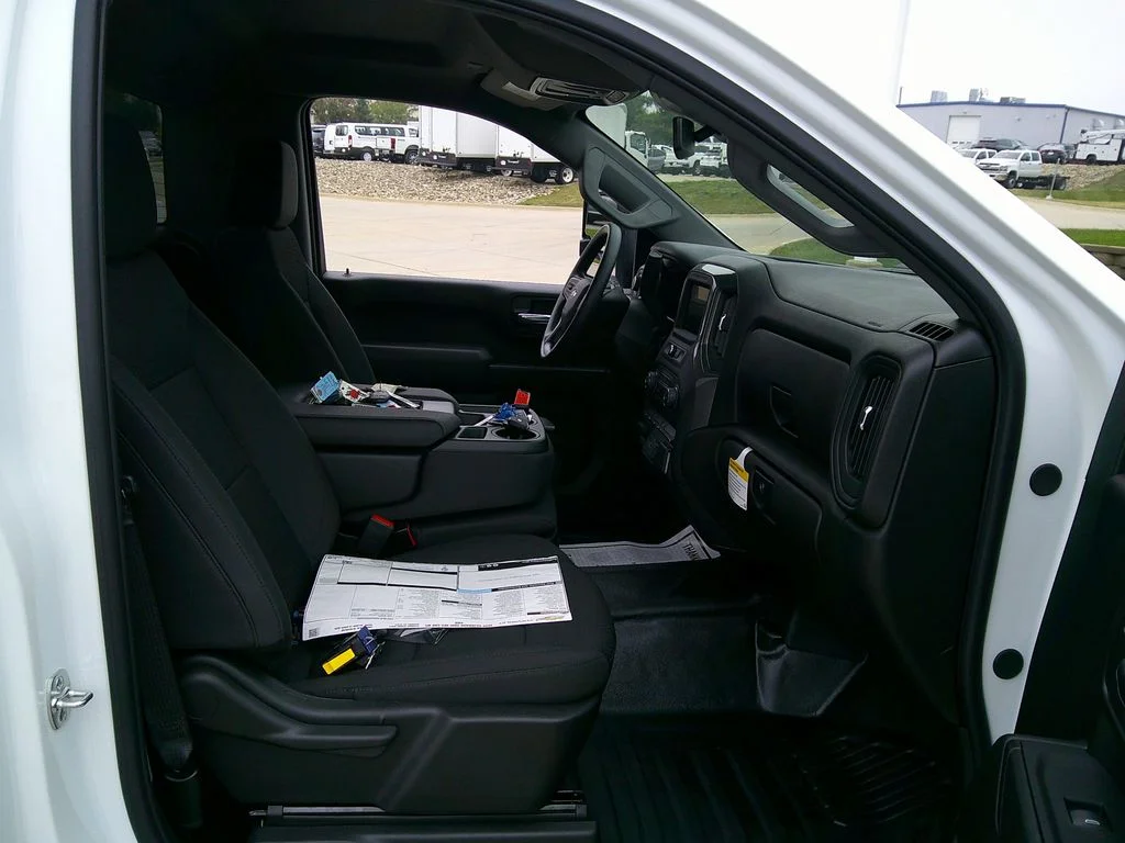 New 2025 White Chevrolet Work Truck image 6