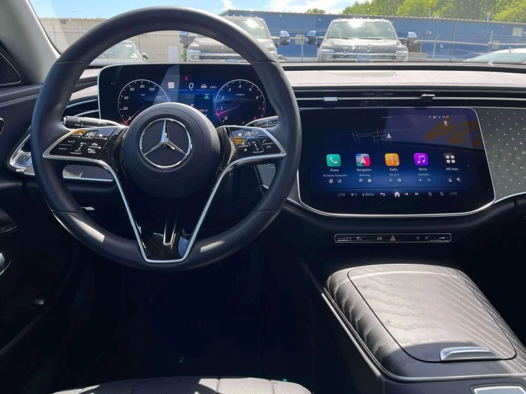 Used 2024 BLK/Black Mercedes-Benz E 350 image 2