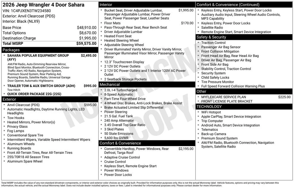 Used 2026 Gray Jeep Sahara image 4