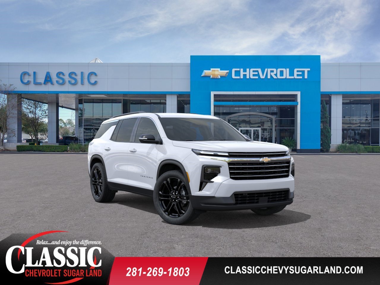 2026 Chevrolet Traverse LT White at Classic Elite Chevrolet Hwy 6