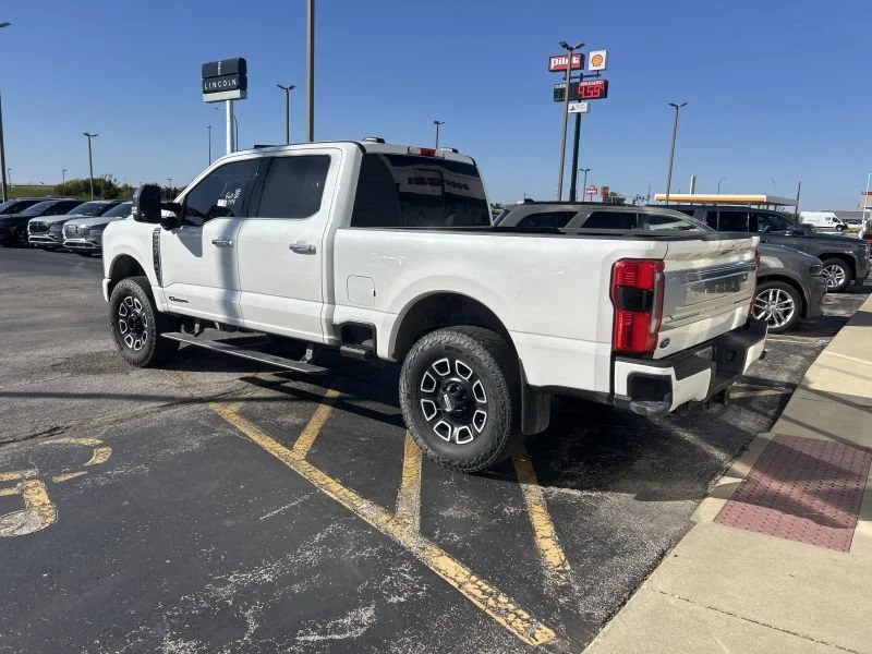 Used 2024 Star White Metallic Tri-Coat Ford Platinum image 3