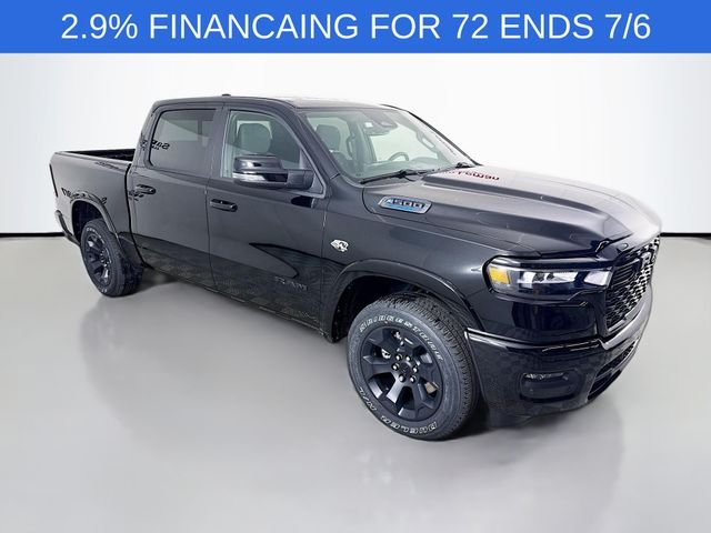 New 2026 Diamond Black Crystal Pearl-Coat Exterior Paint RAM Big Horn/Lone Star image 1