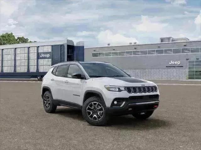 New 2026 Bright White Clear-Coat Exterior Paint Jeep Trailhawk image 45