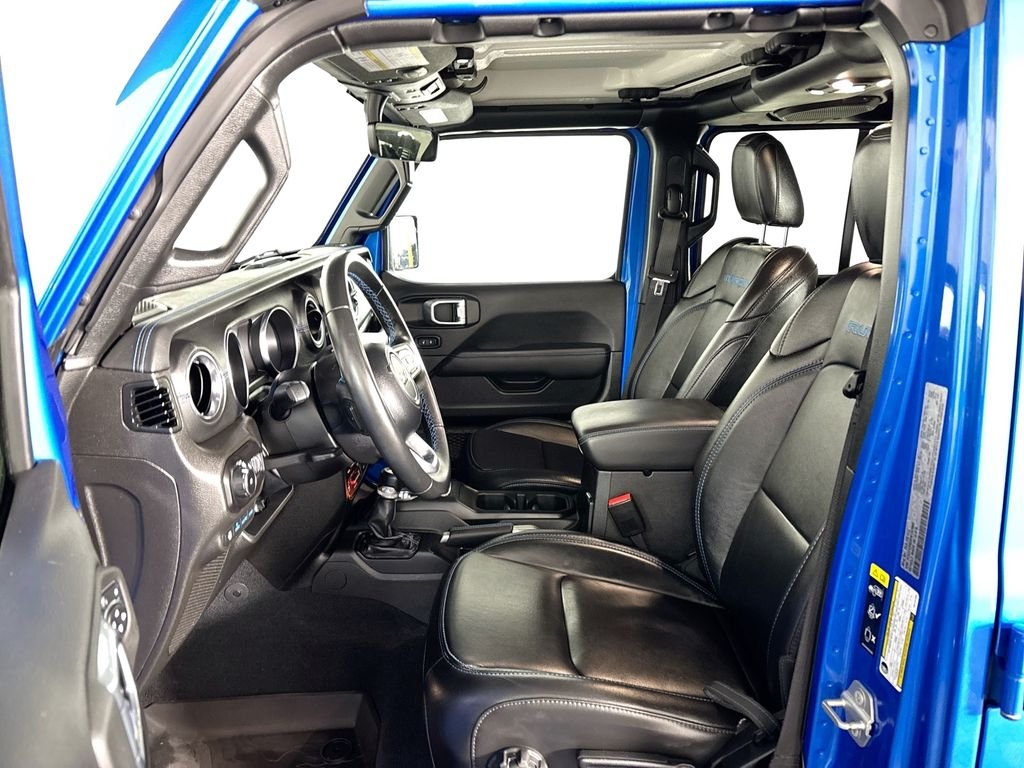 Used 2022 Blue Jeep Unlimited Rubicon 4xe image 11