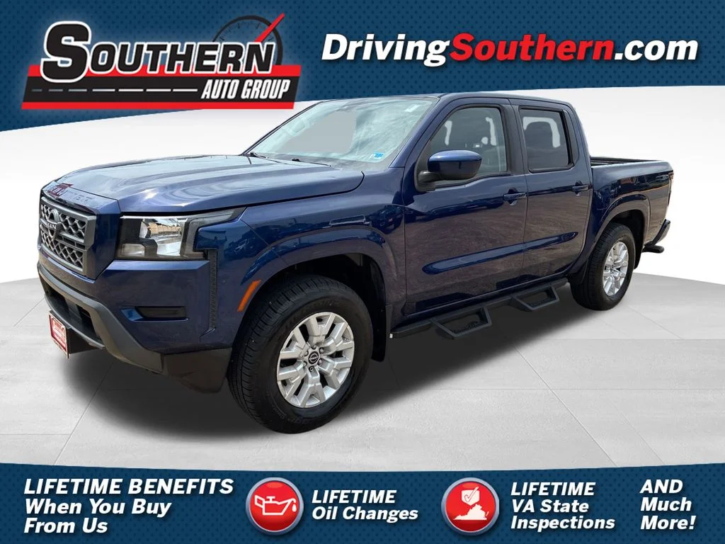 Used 2022 Blue Nissan SV image 1