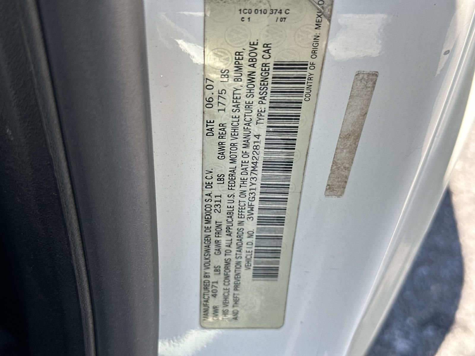 Used 2007 Gray Volkswagen Triple White image 26