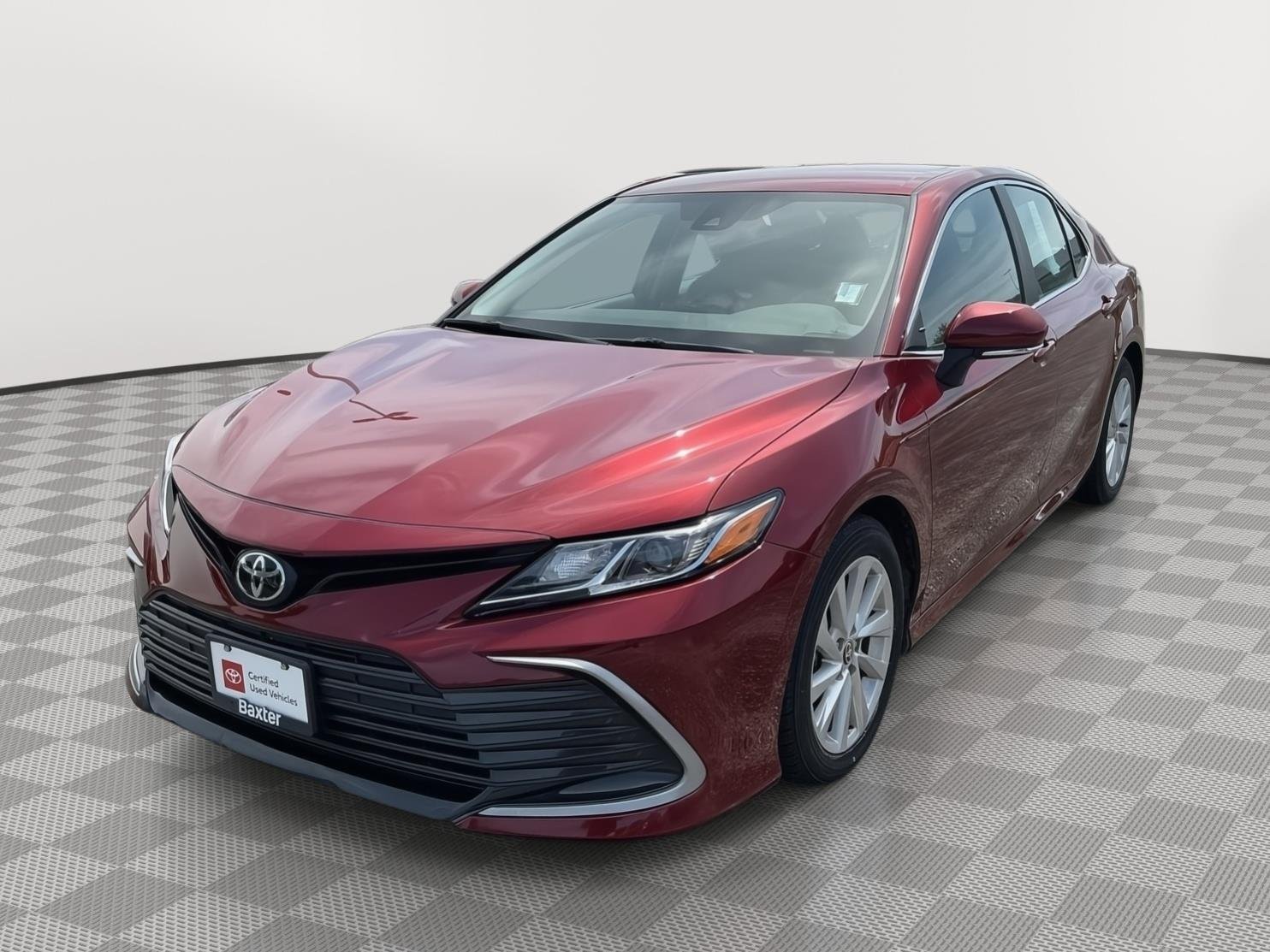 Certified Used 2021 Ruby Flare Pearl Toyota LE image 20