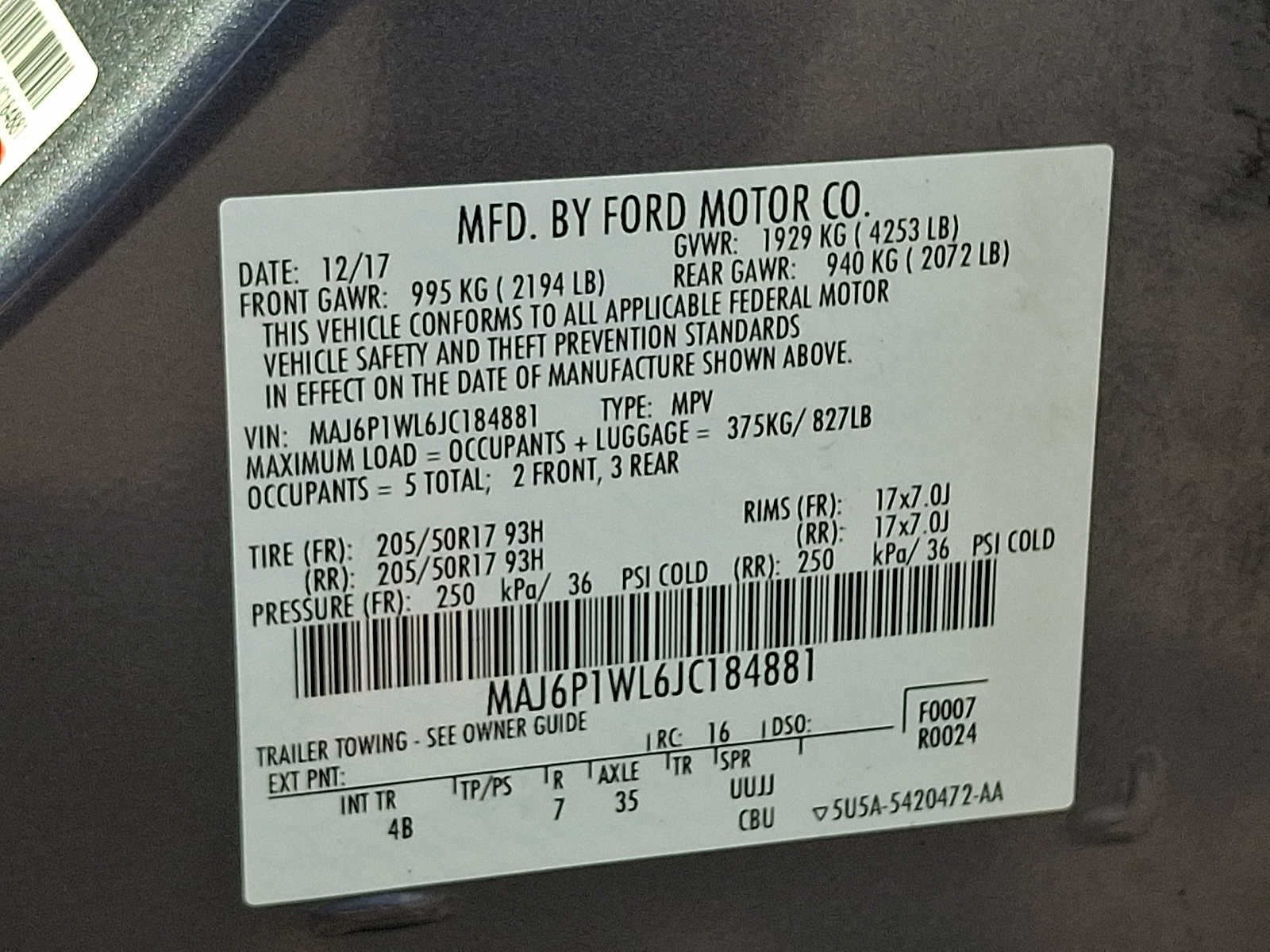 Used 2018 Gray Ford Titanium image 27