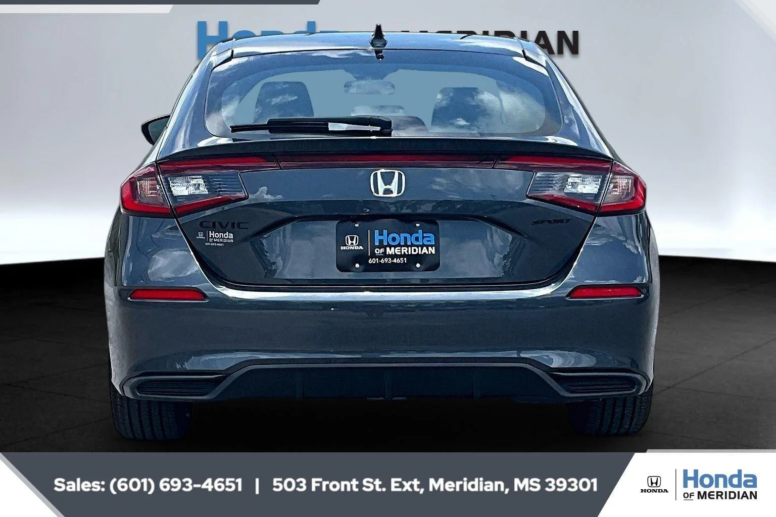 New 2026 Meteorite Gray Metallic Honda FWD Sport image 4