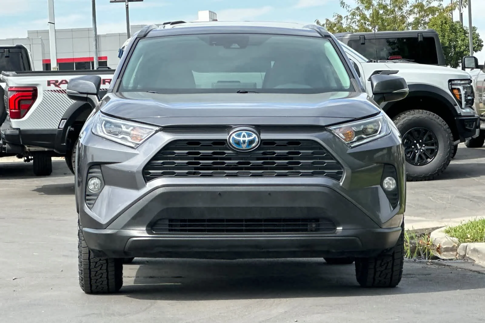 Used 2021 Magnetic Gray Metallic Toyota Hybrid XLE image 10