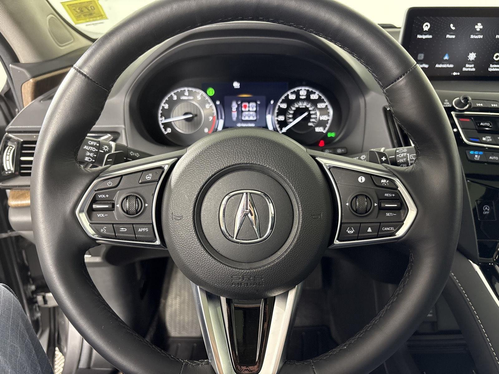 Used 2024 Liquid Carbon Metallic Acura w/Advance Package image 14