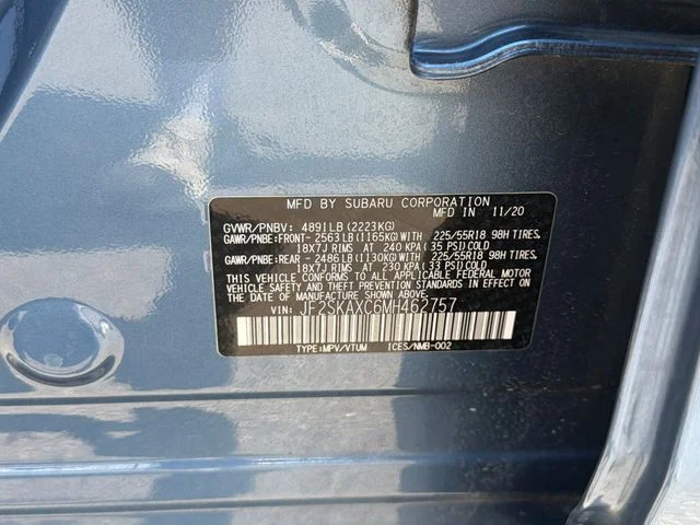 Used 2021 Blue Subaru Touring image 30