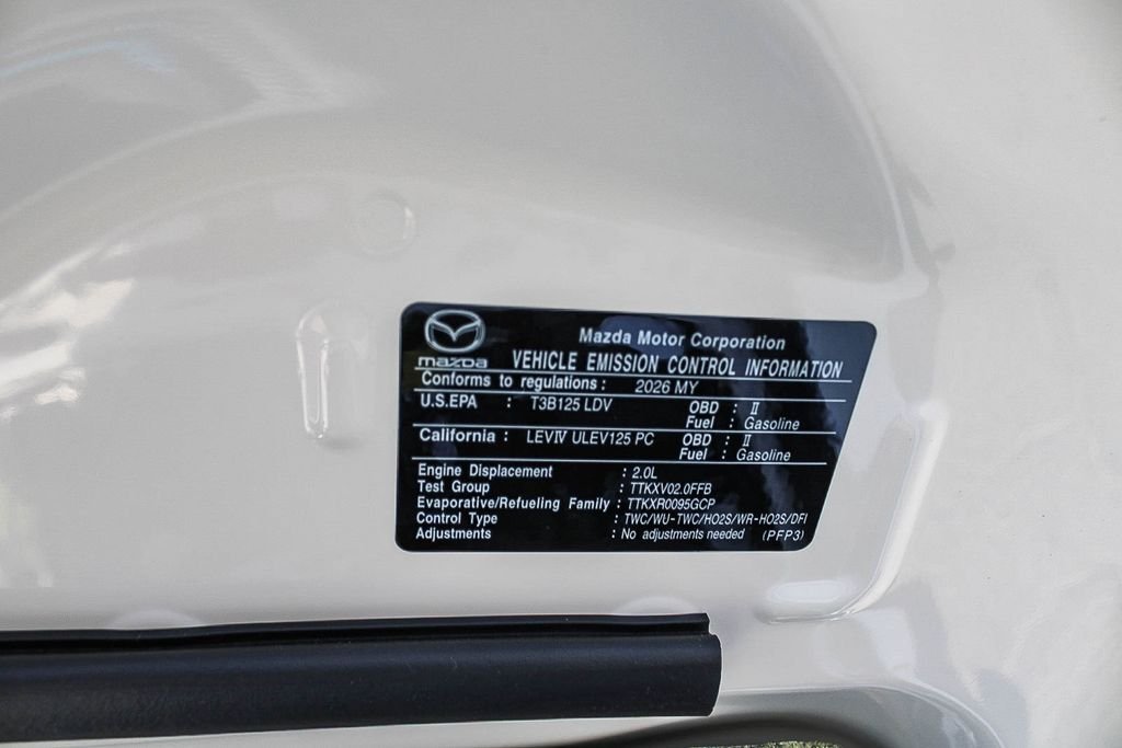 New 2026 Snowflake White Pearl Mazda Club image 13