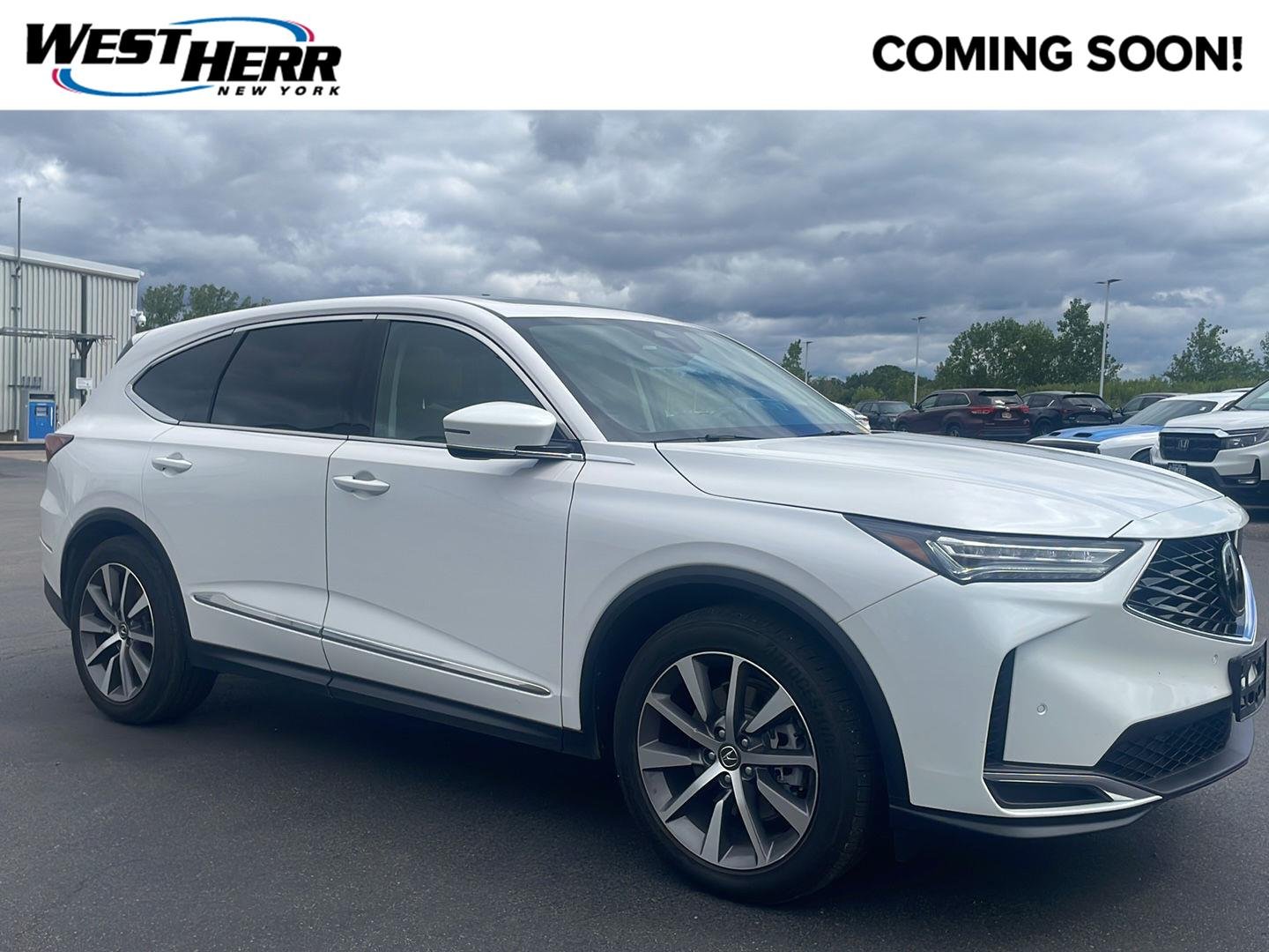 Used 2025 Platinum White Pearl Acura SH-AWD w/Tech image 1