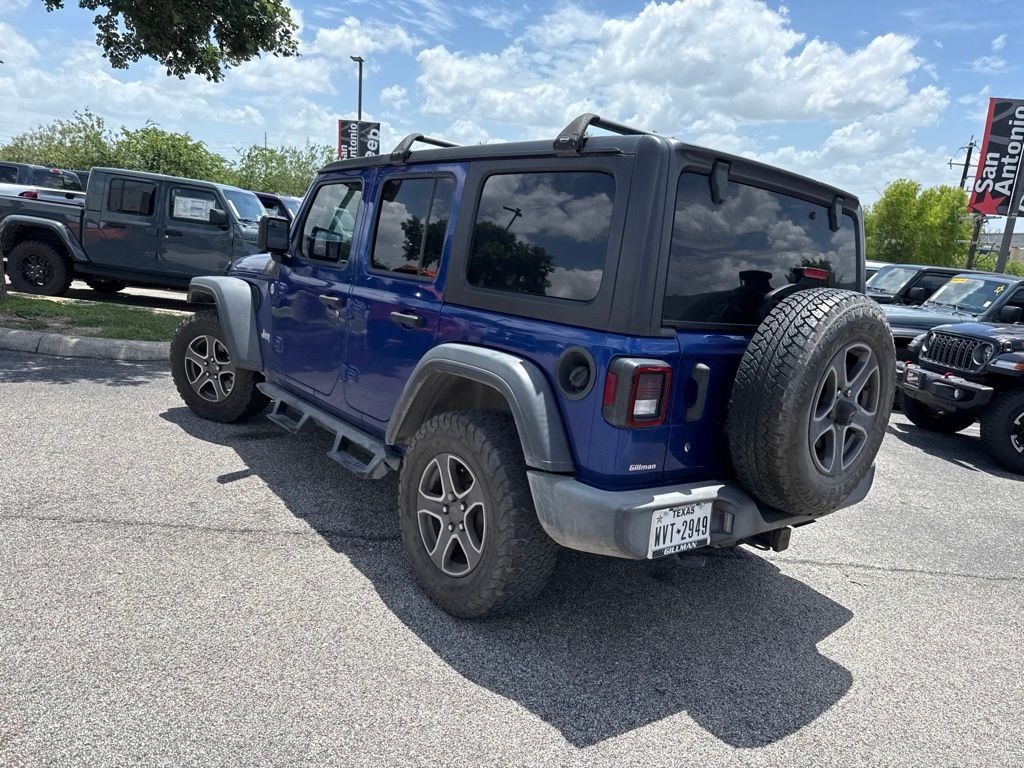 Used 2018 Blue Jeep Unlimited Sport S image 16