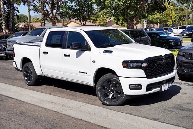 New 2026 Bright White Clear-Coat Exterior Paint RAM Big Horn Night Edition image 2