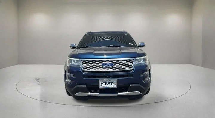 Certified Used 2017 Blue Ford Platinum image 2