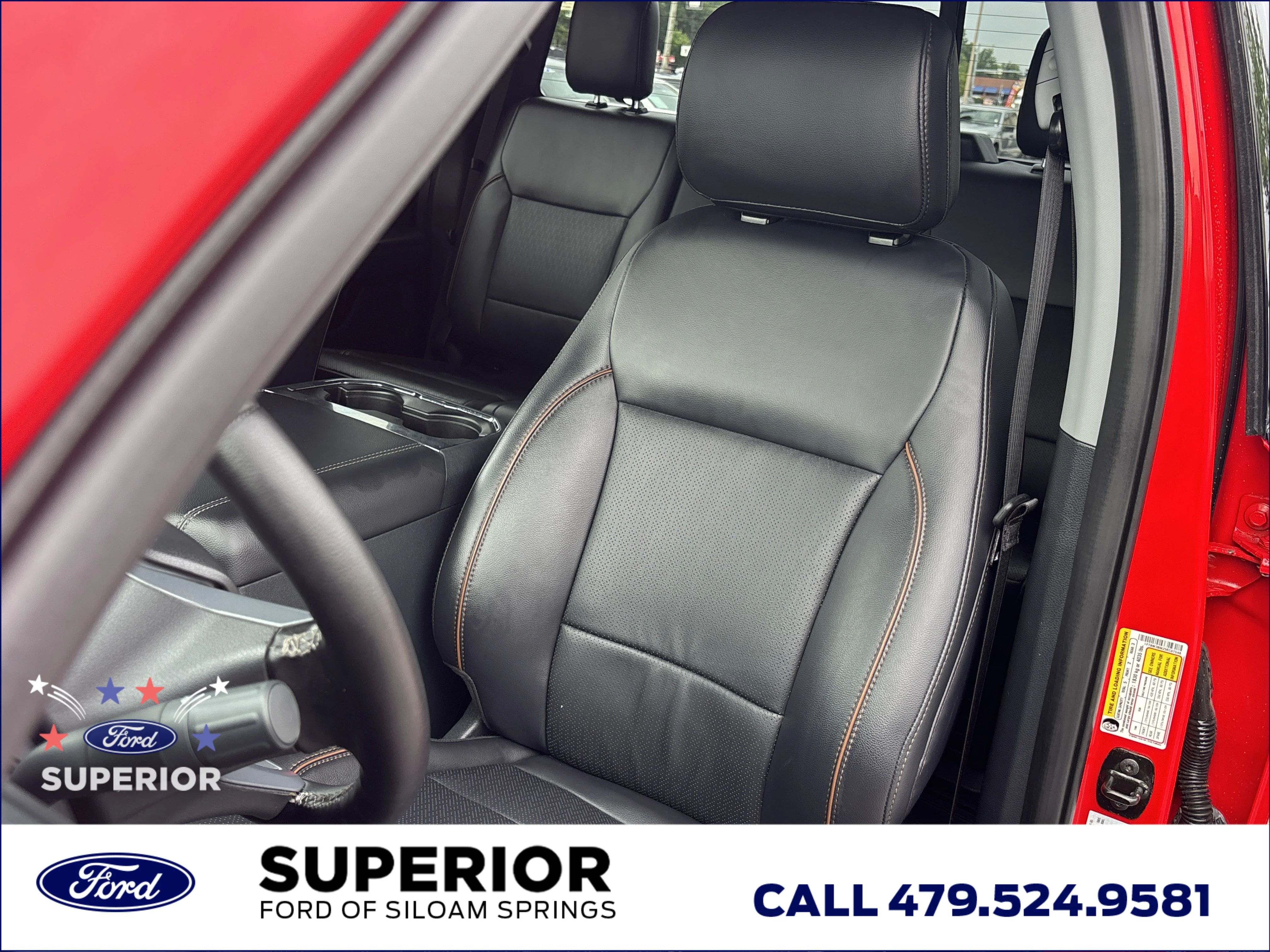 Used 2025 Race Red Ford Lariat 4WD image 24