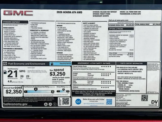 2026 GMC Acadia AT4 - Photo 21