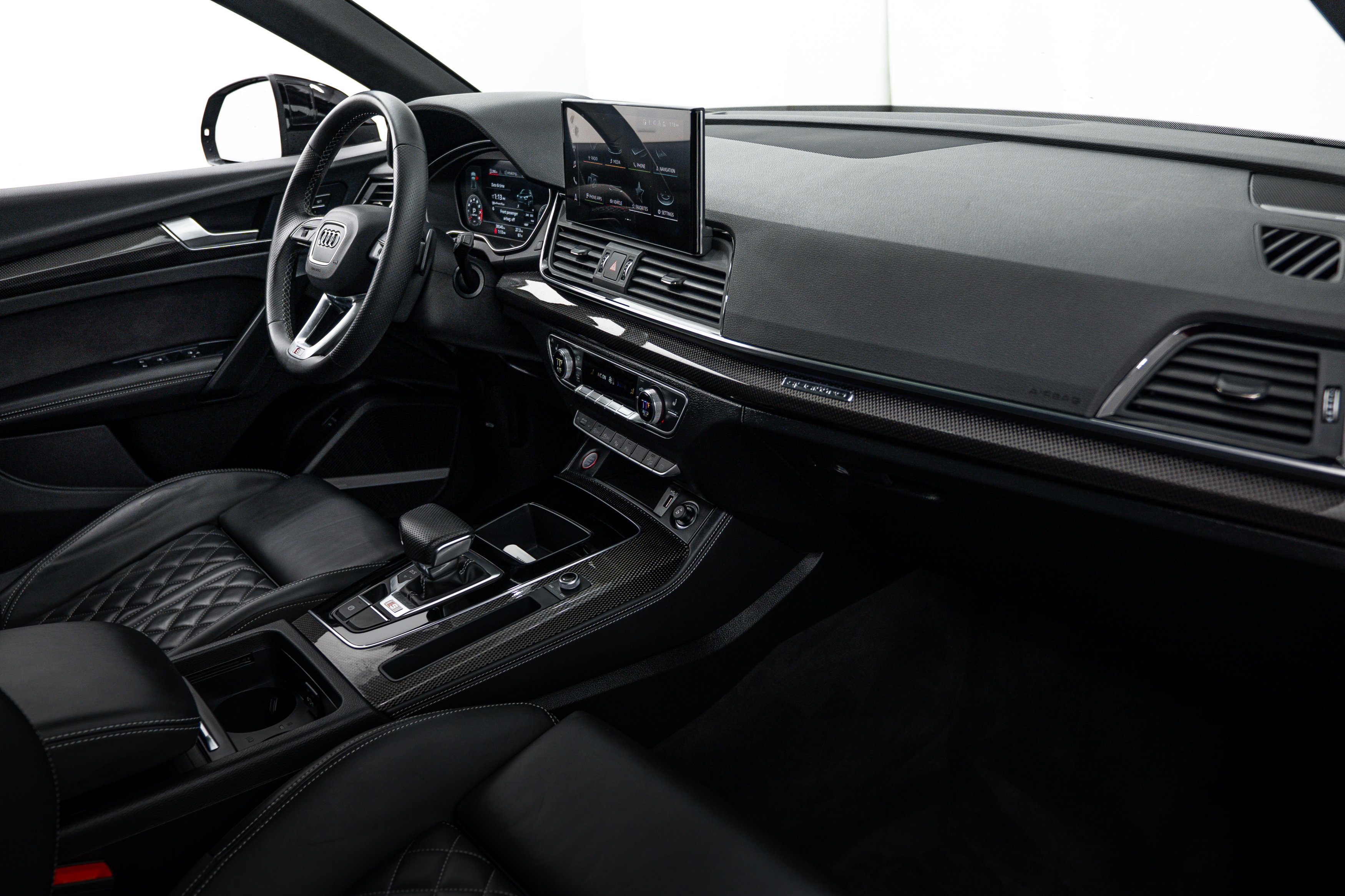 Used 2021 Mythos Black Metallic Audi Prestige image 8