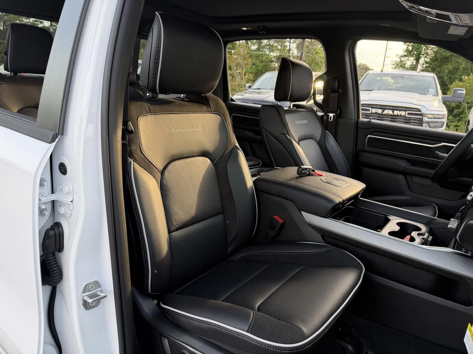 New 2026 Bright White Clear-Coat Exterior Paint RAM Laramie image 22
