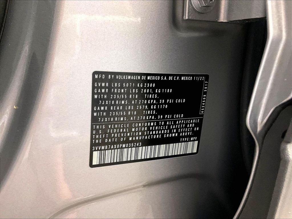 Certified Used 2023 Silver Volkswagen 2.0T SE image 36