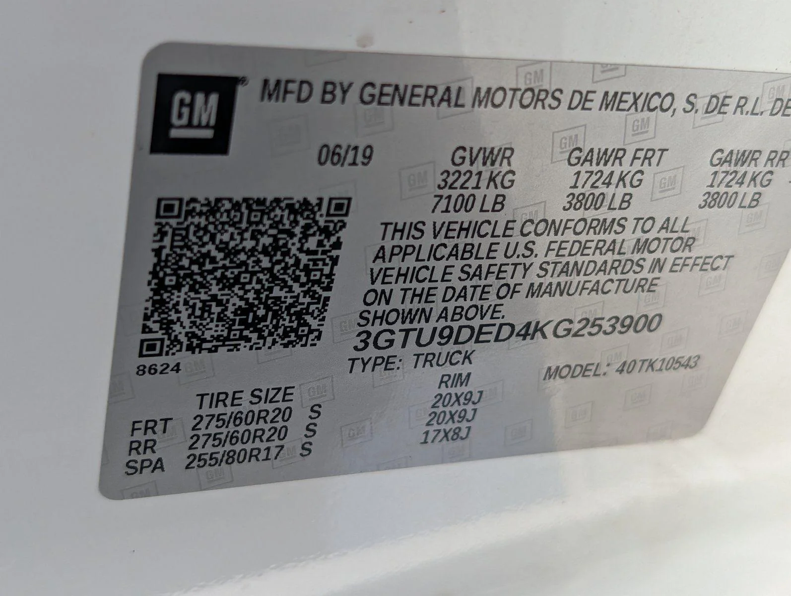 Used 2019 SUMMIT WHITE GMC SLT image 41