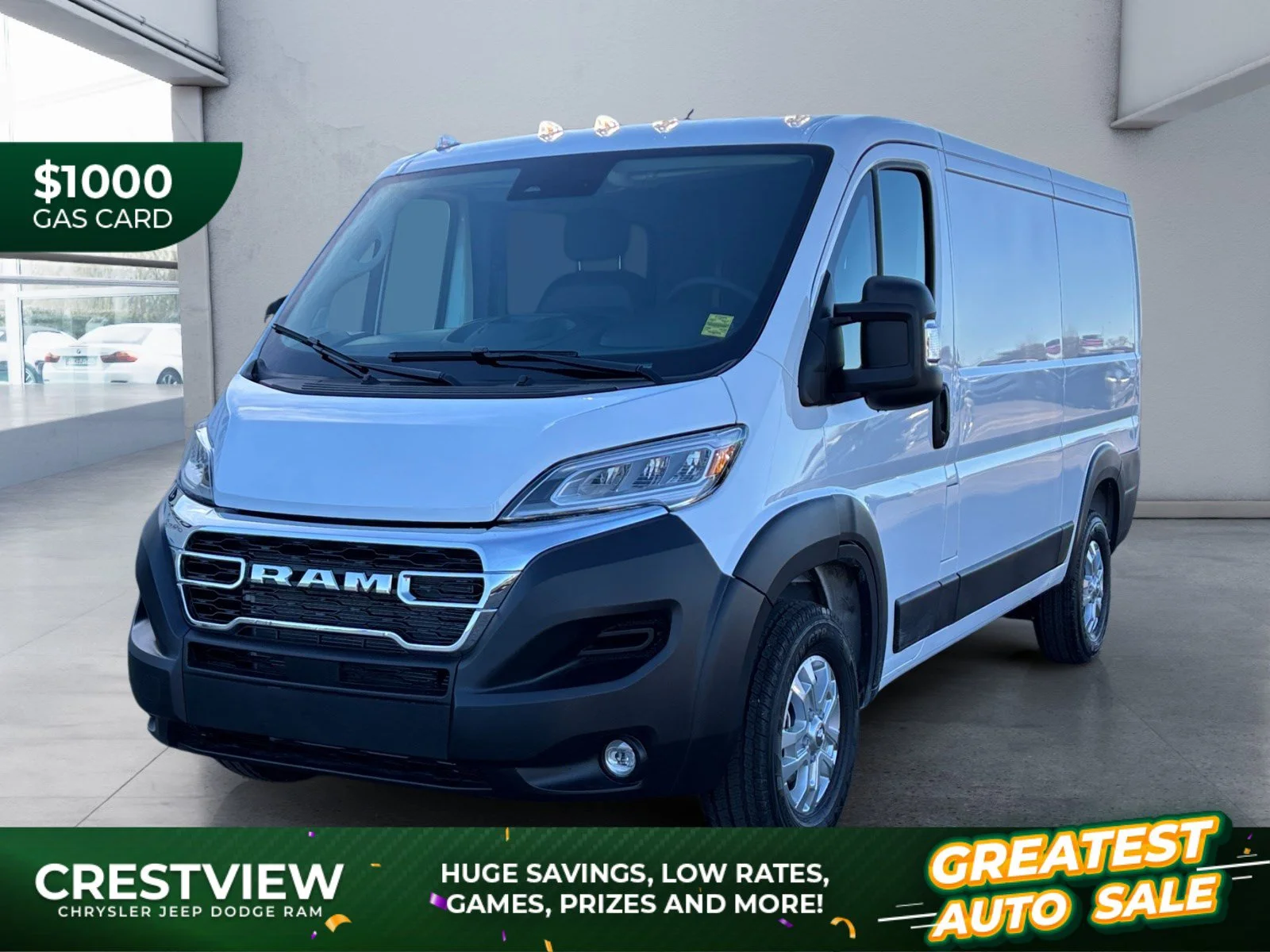 New 2027 Bright White Ram SLT image 1
