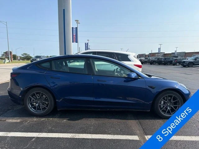 Used 2021 Deep Blue Metallic Tesla Standard Range Plus image 4