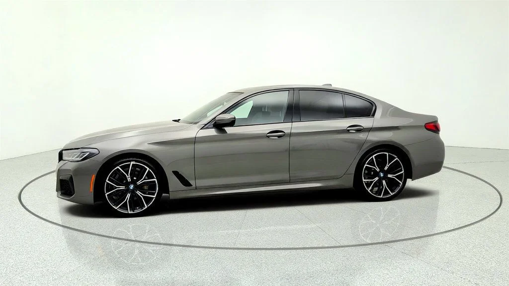Used 2022 Bernina Grey Amber Effect Metallic BMW 530i Sedan w/ M Sport Pkg, 20