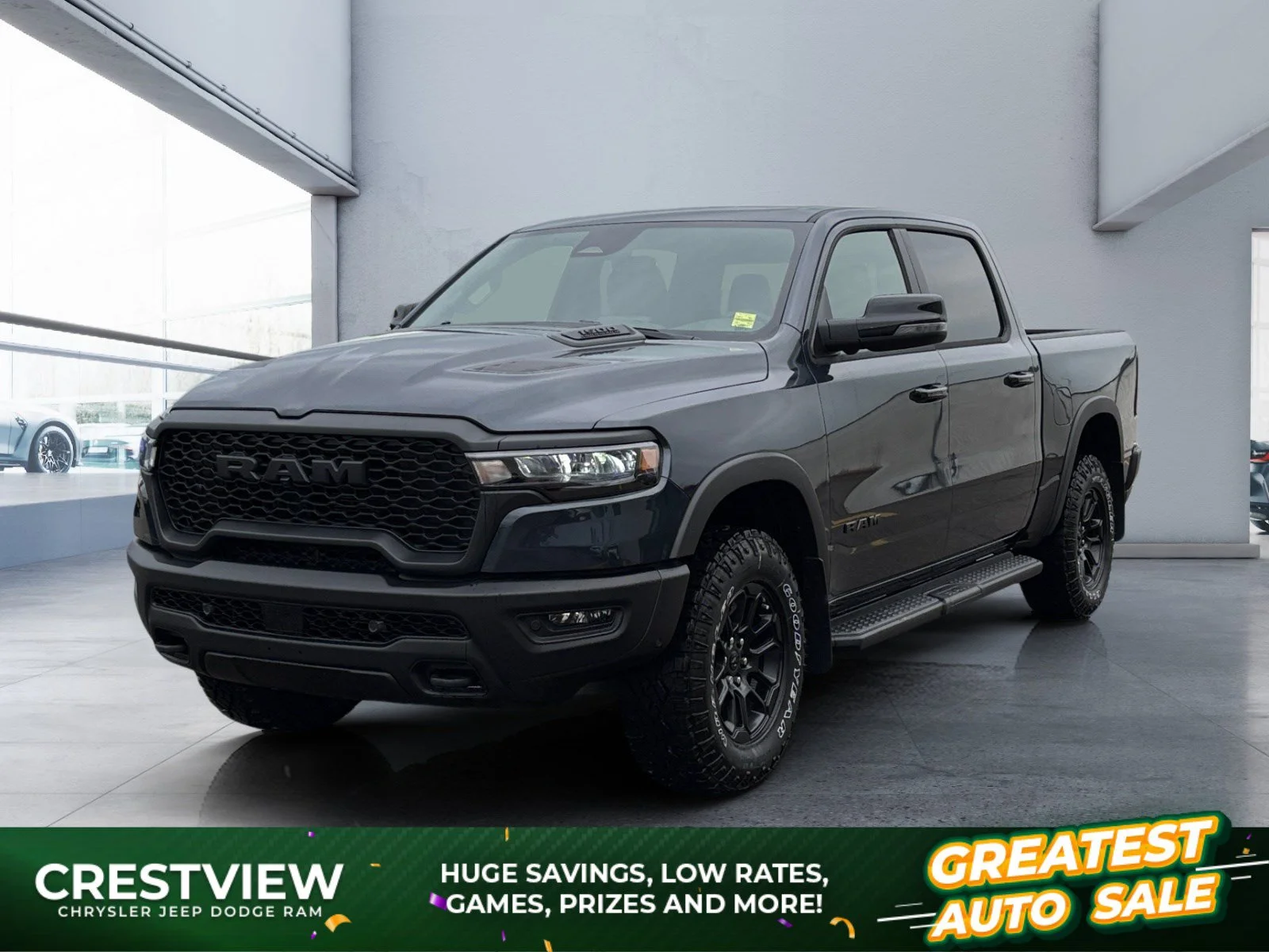 New 2026 FORGED BLUE METALLIC Ram Rebel image 1