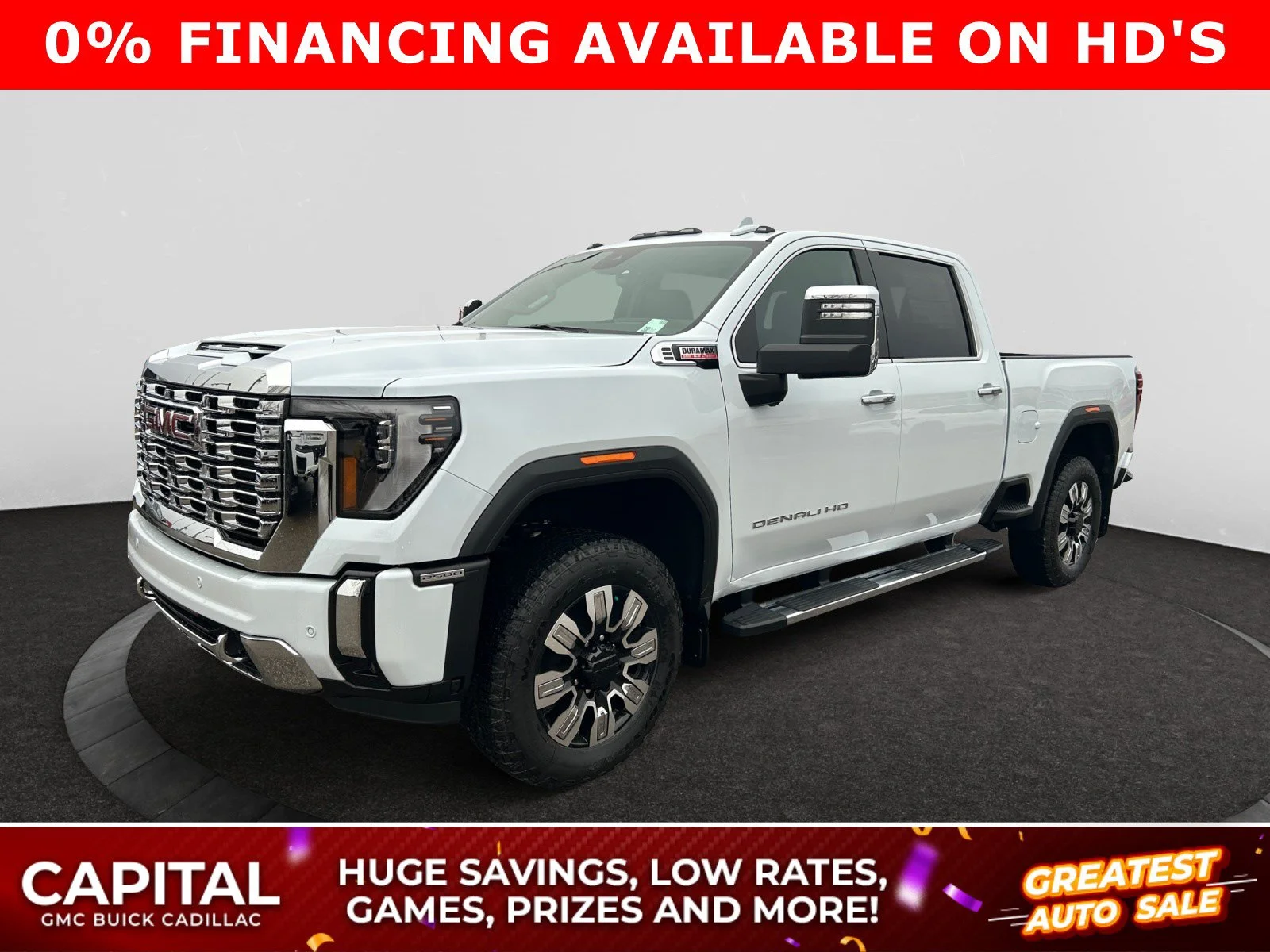 New 2026 Glacier White Tricoat GMC Denali image 1