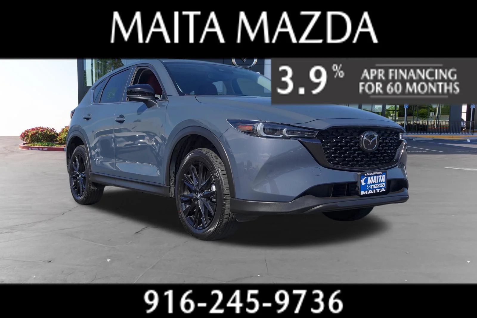 Certified Used 2025 Polymetal Gray Metallic Mazda 2.5 S Carbon Edition image 1