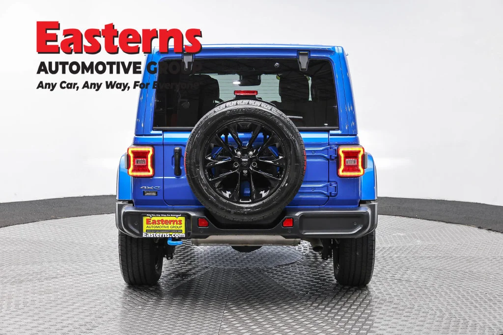 Used 2024 Blue Jeep Sahara 4xe image 6