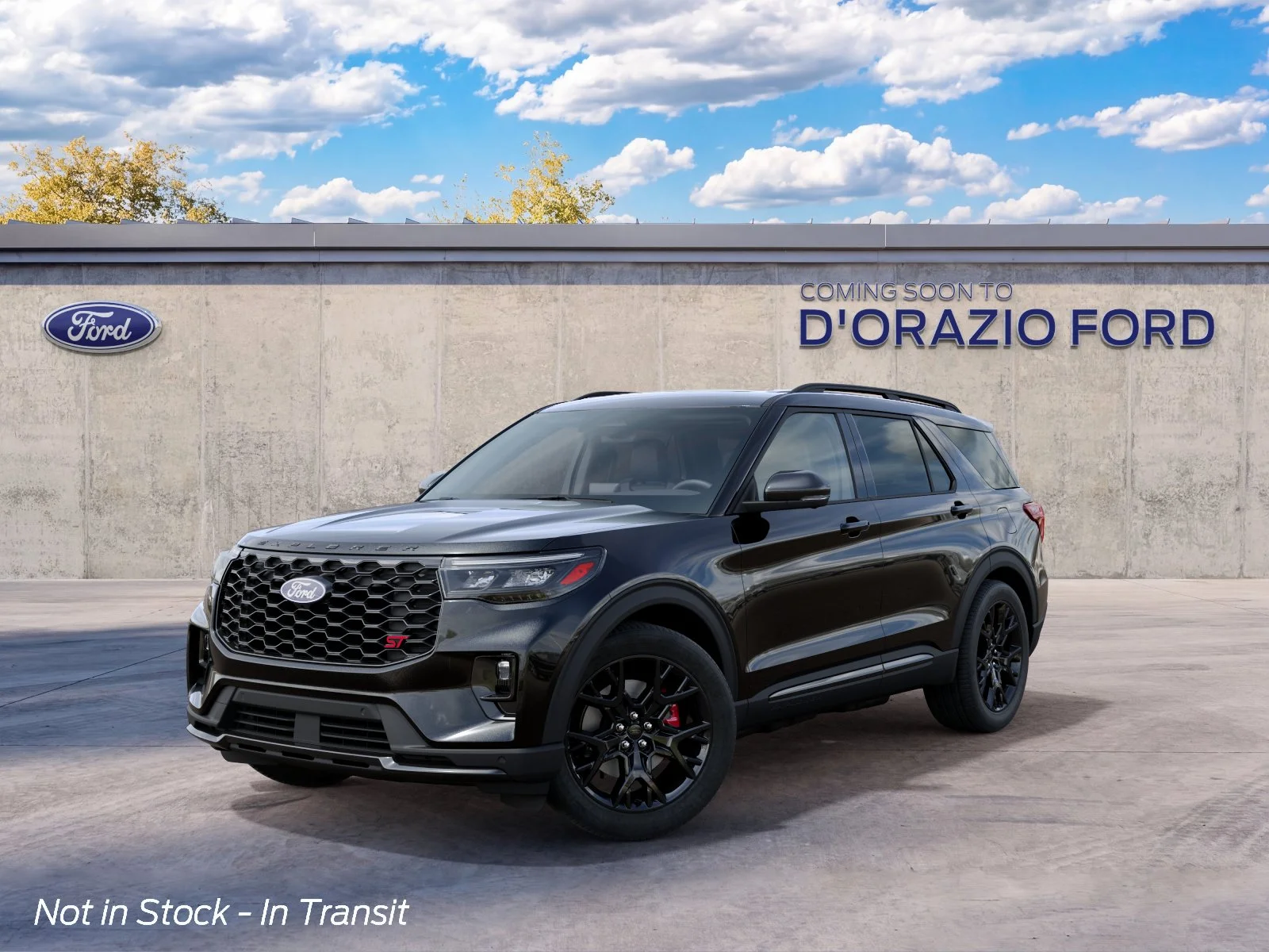New 2027 Agate Black Metallic Ford ST image 2