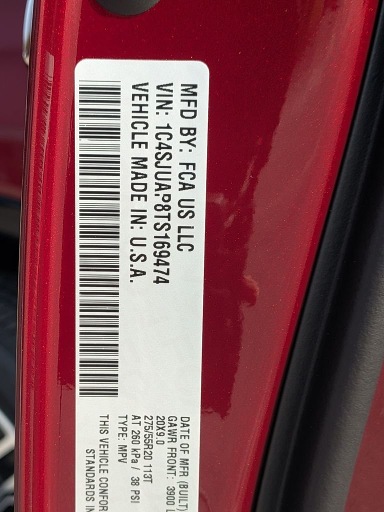 New 2026 Velvet Red Pearl-Coat Exterior Paint Jeep  image 30