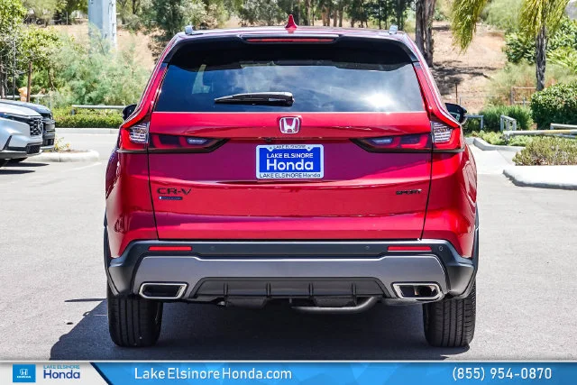 New 2026 Radiant Red Metallic Honda 2WD Sport-L Hybrid image 9
