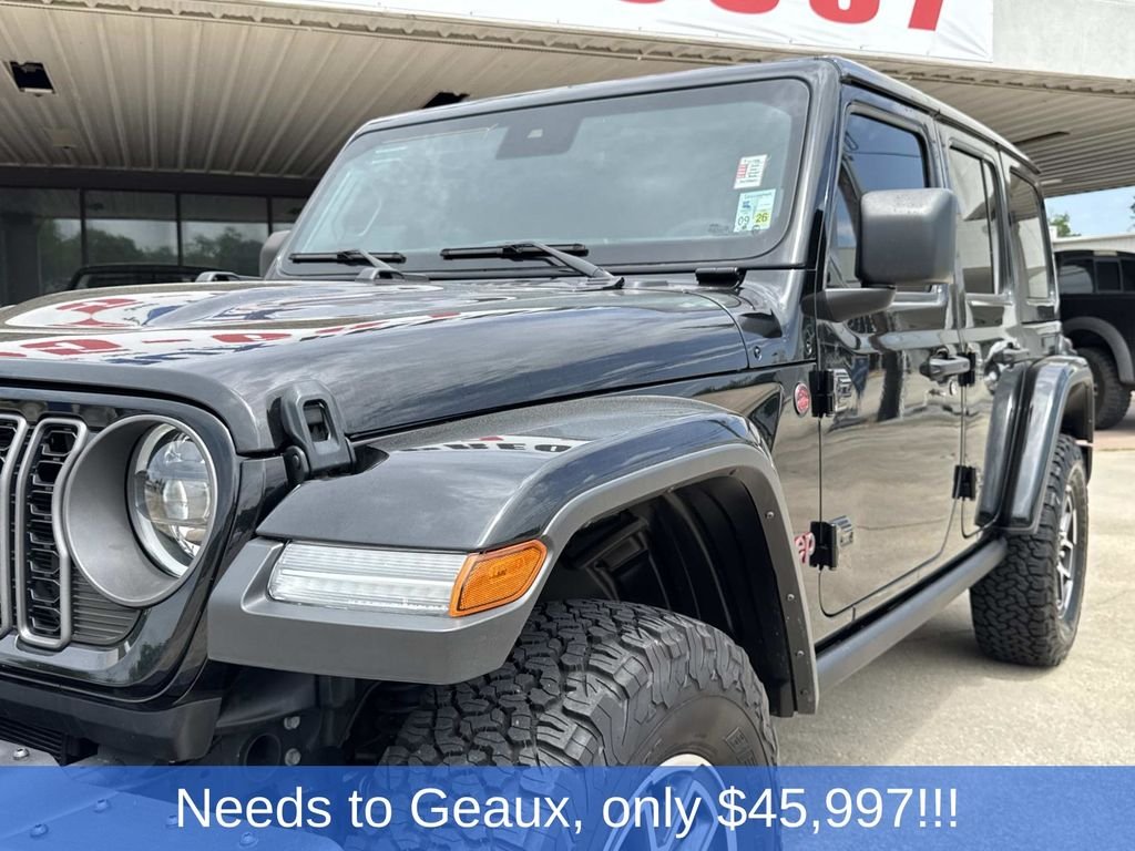 Used 2024 Black Jeep Rubicon X image 7
