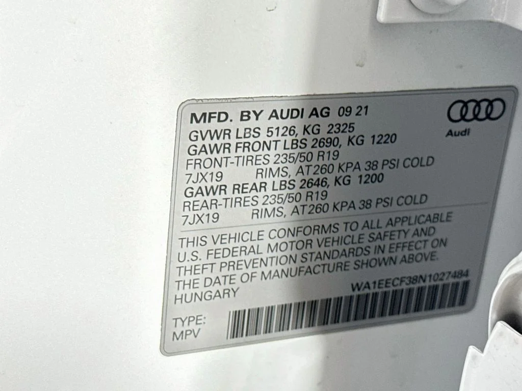 Used 2022 White Audi Premium Plus image 44