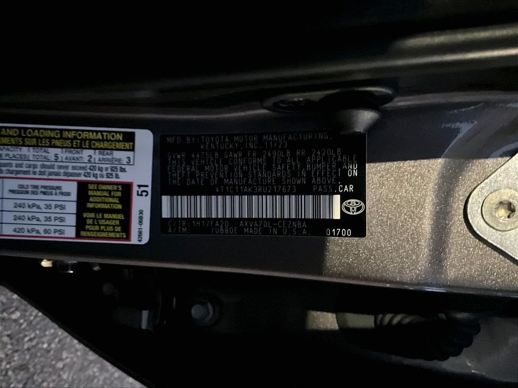 Used 2024 Gray Toyota LE image 9