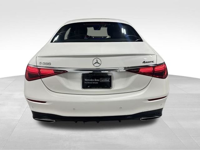 Certified Used 2021 White Mercedes-Benz S 580 image 6