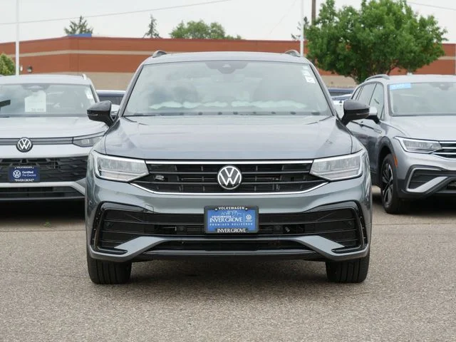 Certified 2023 Volkswagen Tiguan SE R-LINE BLACK with VIN 3VV8B7AXXPM121791 for sale in Inver Grove Heights, Minnesota